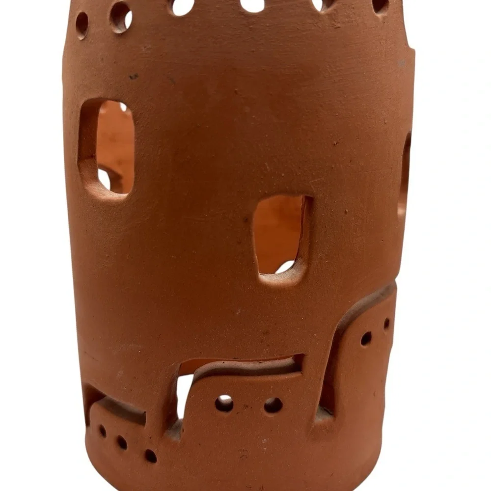 Terracotta Candle Holder